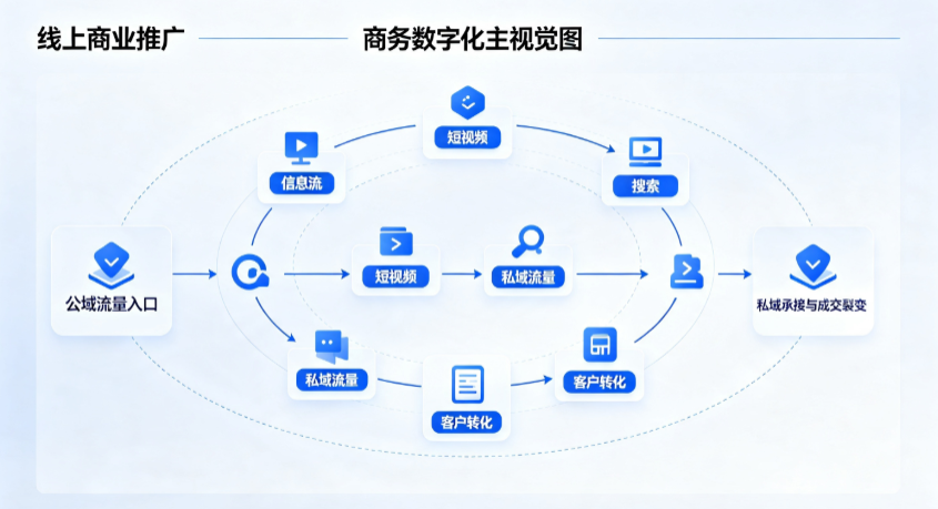 临西县线上商业推广怎么做？全域流量闭环搭建与低成本转化实战指南